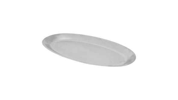 Vintage Steel Oval Shaped Plate 23cm x 39cm - YG082-39