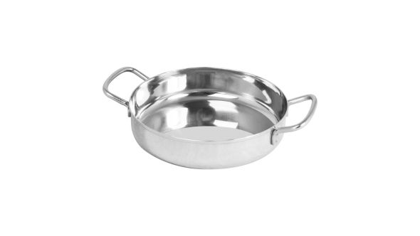 Mini Deep Pan With Handles - Stainless Steel - 15cm - MPDH15