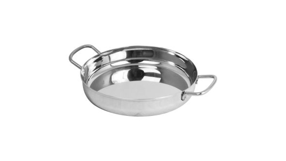 Mini Deep Pan With Handles - Stainless Steel - 18cm - MPDH18