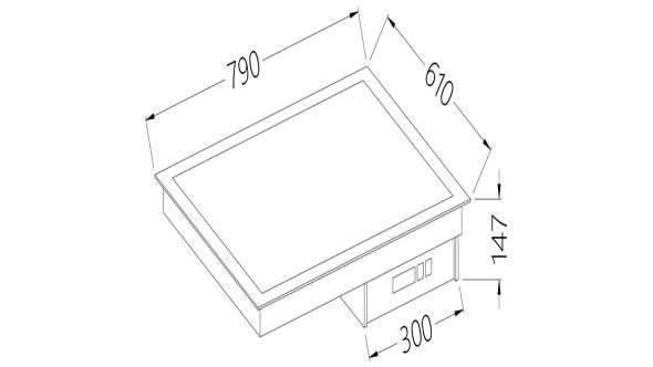 Diamond DI/VCX08-PWT Vitroceramic Element White 2 Gn 1/1