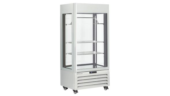 Diamond MAX-607-MW Glass Showcase w/ 2 Shelves & 1 Meat Bar, 600 Litres