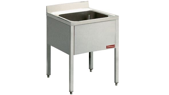 Diamond L610-6-KD-D Stainless Steel Sink w/ Base