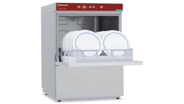 Diamond DFS7/6 500mm Basket Frontloading Dishwasher, 18 Plates
