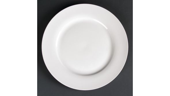 Olympia Lumina Wide Rim Plates 270mm (4 Pack) CD625