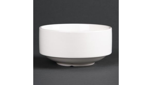 Olympia Lumina Stacking Soup Bowls 398ml (6 pack) CF379
