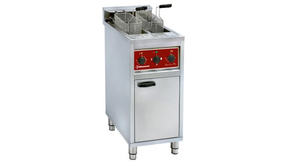 Diamond FSM-2V6E/N Double Basket Freestanding Electric Fryer, 12kW