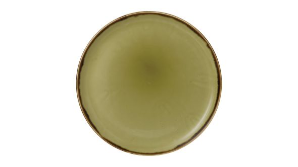 Dudson Harvest Coupe Plates Green 324mm (6 Pack) HVGREV121