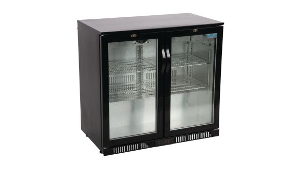 Polar G-Series Back Bar Cooler with Hinged Doors 198Ltr