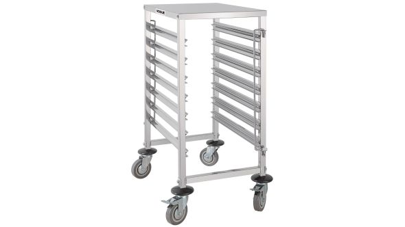Vogue Gastronorm Racking Trolley 7 Level