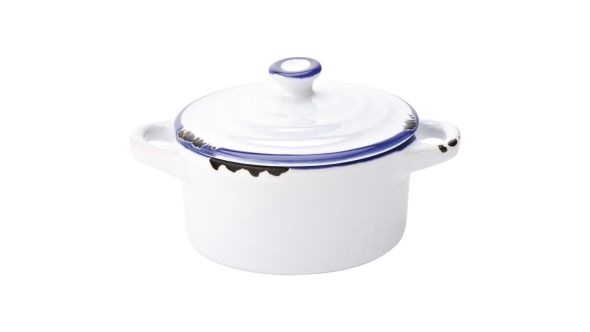 Utopia Avebury Blue Mini Casserole Dishes 105mm (12 Pack) CT6002-000000-B01012