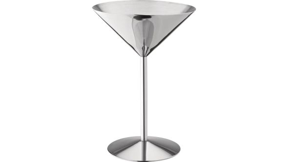 Utopia Stainless Steel Martini Glasses 240ml (6 Pack) F91070-000000-B01006