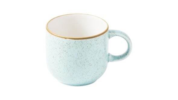 Churchill Stonecast Bubble Mugs Duck Egg Blue 227ml (12 Pack) SDESSC8 1
