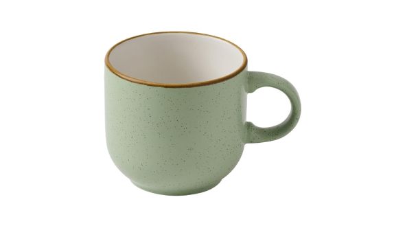 Churchill Stonecast Bubble Mugs Sage Green 280ml (12 Pack) SSASSC101