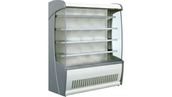 Mafirol PESSOA620 WH 1530 FV LC Painted Steel Tiered Display 1530mm Wide