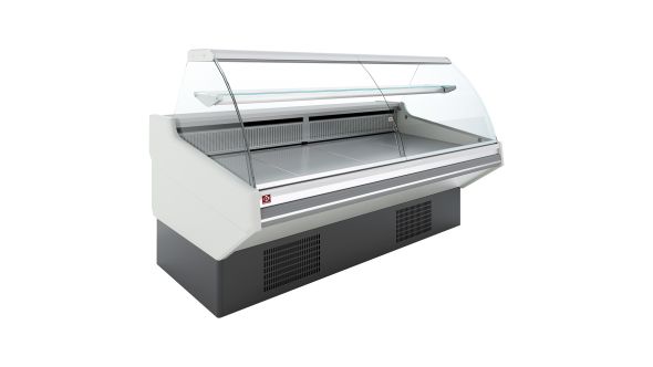 Diamond CMN25-S3 Curved Glass Refrigerated Counter