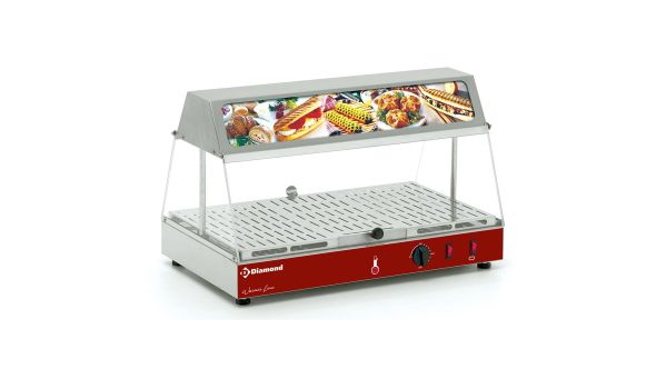 Diamond VLS1/R Heated Display Case, 0.65kW