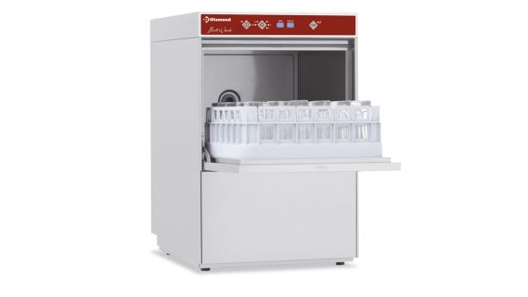 Diamond DBS5/6 400mm Basket Frontloading Glasswasher, 16 Pint Capacity