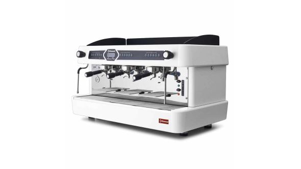 Diamond AROMA/3EW_DVA12 White Espresso Automatic Coffee Machine with Water Softener