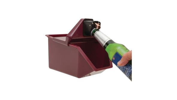 Beaumont Under Counter Bottle Opener with Catcher 3540