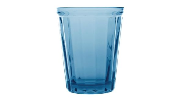 Olympia Cabot Panelled Glasses Tumblers Blue 260ml (6 Pack) PS1050-S