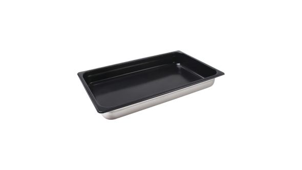 Vogue Heavy Duty Stainless Steel Non Stick 1/1 Gastronorm Tray 65mm