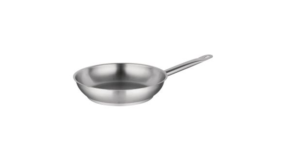 Vogue Stainless Steel Frying Pan 24cm