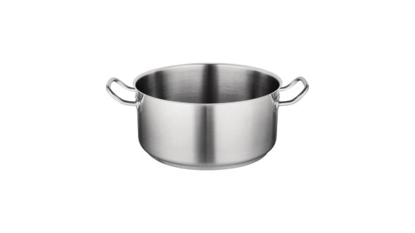 Vogue Stainless Steel Casserole Pan 28cm