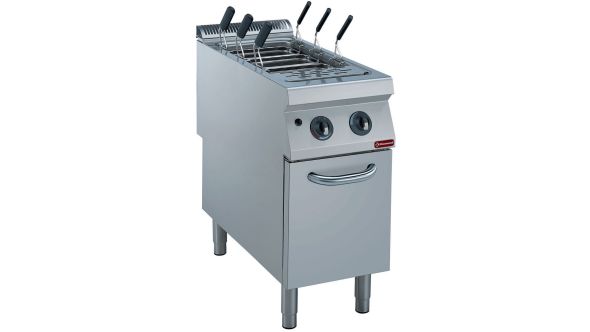 Diamond G22/CPA4-N 6 Basket Freestanding Gas Pasta Cooker on Neutral Closed Cupboard without baskets