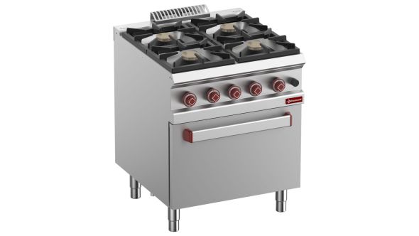 Diamond G7/4BF7-N 4 Burner Gas Range on Gas Oven