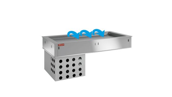 Diamond DPA/TRV12-R2 Element Top Refrigerated, Ventilated, 3X Gn 1/1