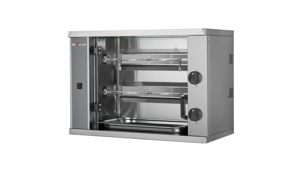 Diverso WR-RVGS-G2 Gas chicken roaster, 2 spits (6 chickens) SMALL