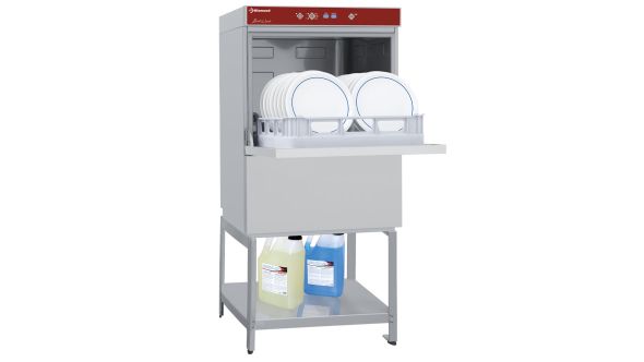 Diamond DFS7/6-AC_BD/F-S 500mm Basket Frontloading Dishwasher on Open Understorage, 18 Plates
