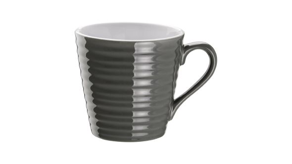 Olympia Cafe Aroma Mugs Charcoal 340ml (6 Pack) VT1705042
