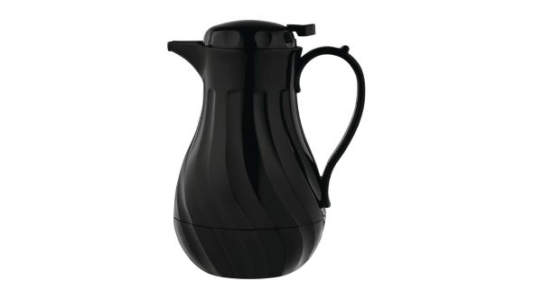 Olympia Insulated Swirl Jug Black 2Ltr VSW-64K