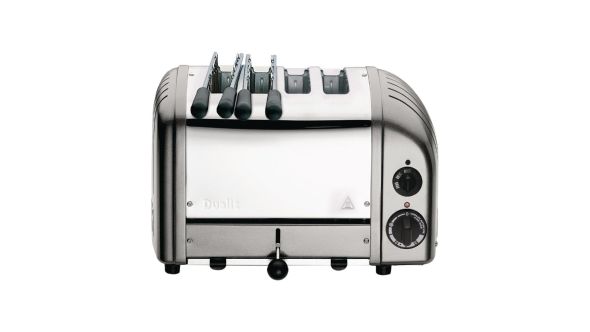 Dualit 2 x 2 Combi Vario 4 Slice Toaster Silver 42171