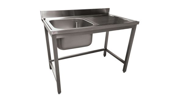 Diverso WR-E1C1-4D  Stainless Steel Sink ECO  1 Bowl & 1 Right Hand Drainer
