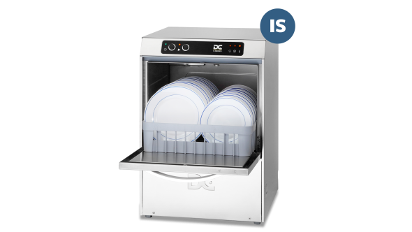 DC SD40IS Standard Range 400mm Basket Frontloading Commercial Dishwasher with Integral Water Softener, 11 Plates