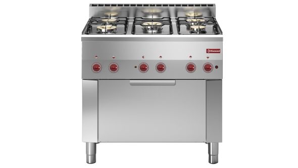 Diamond G60/5BFEV9-N 5 Stove Freestanding Gas Range Cooker on Electric Convection Oven, 3kW