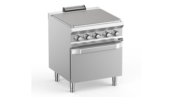 Hobart Ecomax HETPE77FE Solid Top Hob with Electric Oven, 14.3kW