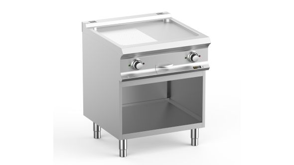 Hobart Ecomax HEFTBE77ALR 1/2 Smooth & 1/2 Ribbed Griddle, 10kW