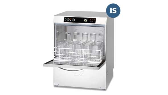 DC SG45IS Standard Range 450mm Basket Frontloading Commercial Glasswasher with Integral Water Softener, 25 Pint Capacity