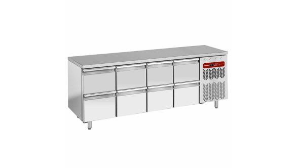 Diamond TG4N/H-R2_4XK1/2-H 8 Drawer Stainless Steel Refrigerated Counter