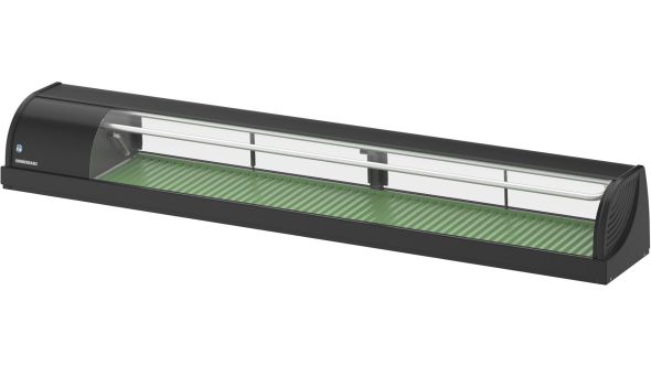 Hoshizaki HNC-210BE-L-BLH Left-Sided Sushi Display Case with LED Lights, 87 Litres