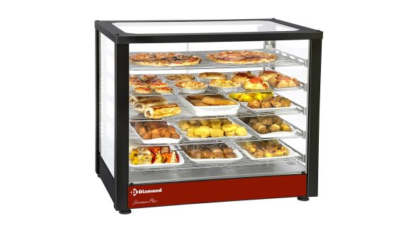 Diamond HSD5-B2 Black Ventilated Heated Display, 5 Levels