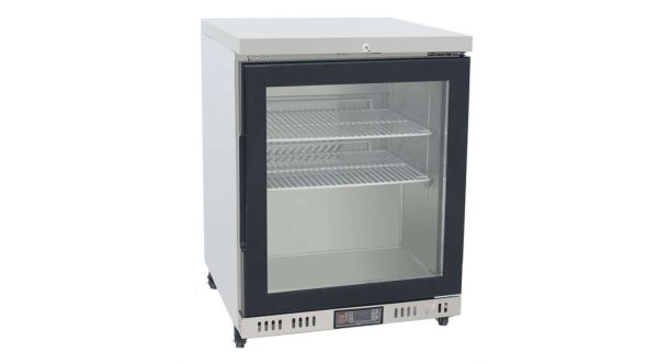 Atosa MBC24FG Glass Single Door Undercounter Freezer, 145 Litres