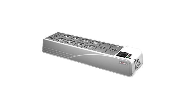 Diverso WR-MIDI-R2 Refrigerated food set up structure 7x 1/3 h150 mm
