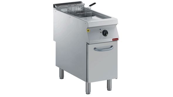 Diamond E22/F15A4-N Single Basket Freestanding Electric Fryer on Neutral Closed Cupboard, 10kW
