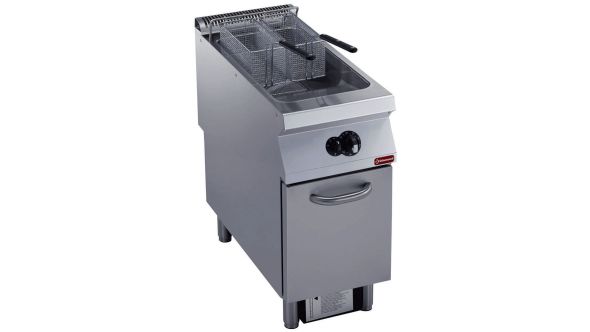 Diamond G22/F23A4-S Double Basket Freestanding Gas Fryer on Neutral Closed Cupboard