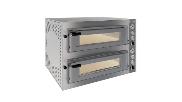 Diverso WR-FD24-MD Electric oven 2x 4 pizzas diam.350mm, 2 rooms