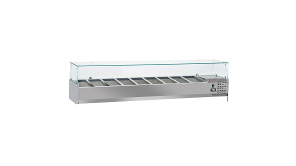 Diverso WR-SY20-V6 Refrigerated structure 9x GN1/3 - 150 mm, with sneezeguard